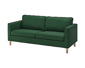 Canapea IKEA Parup Vissle dark green (3 locuri)