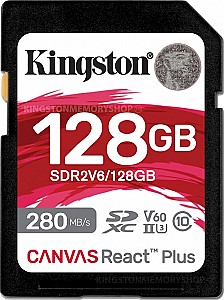 Card memorie Kingston Canvas React Plus V60 128GB (SDR2V6/128GB)