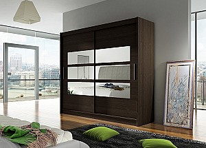 Шкаф купе Space Meble Bega III 180x215x58 Шоколад