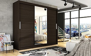 Шкаф купе Space Meble Aston 250x215x58 Шоколад