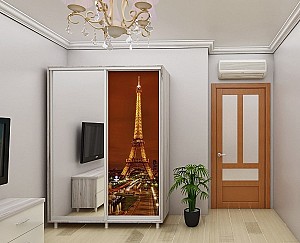 Dulap cupe PS DX-120 (1) Paris stejar Cortona