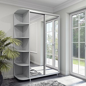 Шкаф купе Arta Mobilei Armadio S1800 Gray + Приложение