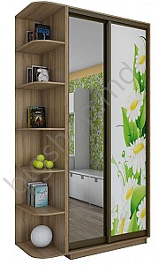 Dulap cupe Confort-NV 2D Oglinda+foto imprimare (100x45cm)