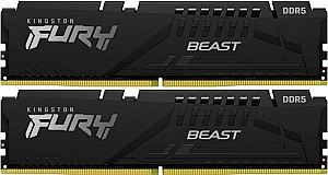 Memorie operativa RAM Kingston Fury Beast 32GB (2x16GB) DDR5-6000MHz (KF560C30BBK2-32)