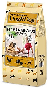 Сухой корм для собак Gheda Dog&Dog Fit Maintenance Chicken 14kg