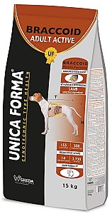 Hrana uscata pentru caini Gheda Unica Forma Braccoid Adult Active Lamb 15kg