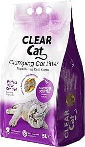 Наполнитель для лотков Clear Cat Lavender Scented 5kg