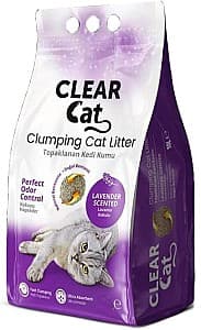 Наполнитель для лотков Clear Cat Lavender Scented 10kg