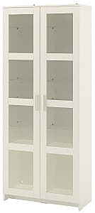 Dulap cu vitrina IKEA Brimnes cu uşi de sticlă 80x190 Alb