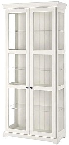 Dulap cu vitrina IKEA Liatorp White 96×214 cm