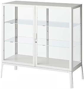 Dulap cu vitrina IKEA Milsbo 101x100 Alb