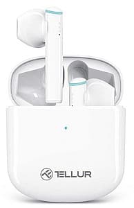 Casti TELLUR Aura True Wireless White