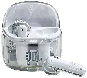 Casti JBL Tune Flex Ghost Edition White