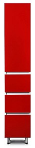 Шкаф пенал Aquatoria Penal 350x1900 Red