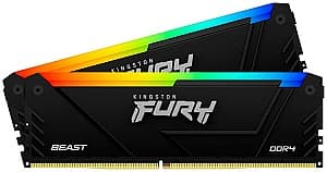 Memorie operativa RAM Kingston Fury Beast RGB 32GB (2x16GB) DDR4-3600MHz (KF436C18BB2AK2/32)