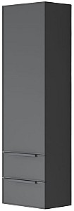 Шкаф пенал Orka Solid 138x40x32 Антрацит матовый