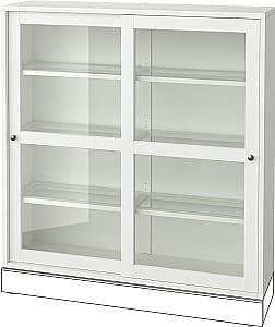 Dulap cu vitrina IKEA Havsta 121x35x123 Alb