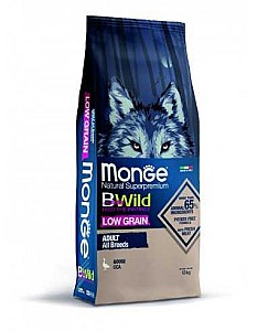 Сухой корм для собак Monge BWILD LOW GRAIN ADULT Goose 12kg