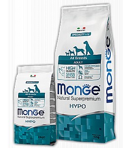 Сухой корм для собак Monge HYPO Salmon/Tuna 12kg