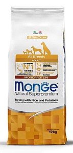 Сухой корм для собак Monge ALL BREED ADULT Turkey/Rice/Potatoes 2.5kg