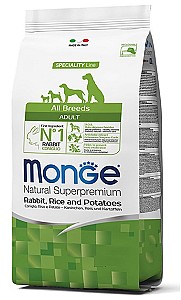 Сухой корм для собак Monge ALL BREED ADULT Rabbit/Rice/Potatoes 2.5kg