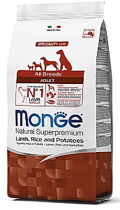 Сухой корм для собак Monge ALL BREED ADULT Lamb/Rice/Potatoes 2.5kg