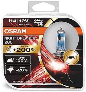 Lampa auto Osram 64193 NB200 +200% H4 12V 60/55W