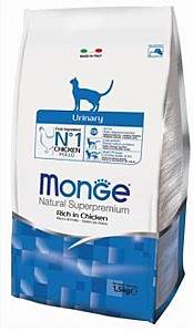 Hrana uscata pentru pisici Monge URINARY 1.5 kg