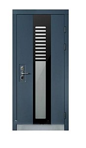 Входная дверь Maxima Antifrost Ral 7016/PVC-05 (960x2040)