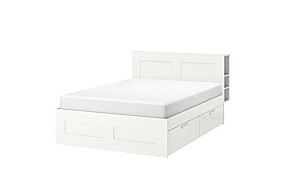 Pat IKEA Brimnes white 140×200 cm