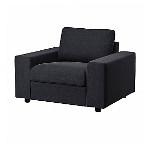 Кресло IKEA Vimle Saxemara black-blue