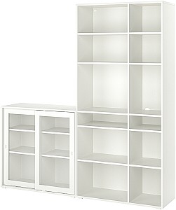 Etajera IKEA Vihals 190x37x200 Alb