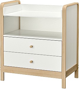 Masa de infasat IKEA Alskvard 94x77x106 Mesteacan/Alb