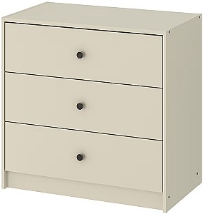 Comoda IKEA Gursken 3 sertare 69x67 Bej Deschis