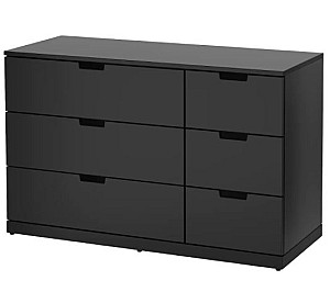 Комод IKEA Nordli Anthracite 120 × 76 см (6 ящиков)