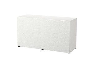 Комод IKEA Besta white / Laxviken white 120x42x65 см