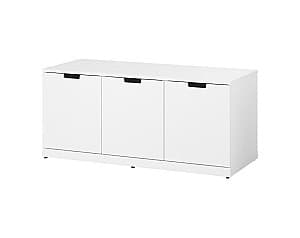 Comoda IKEA Nordli 3 sertare 160x169 Alb