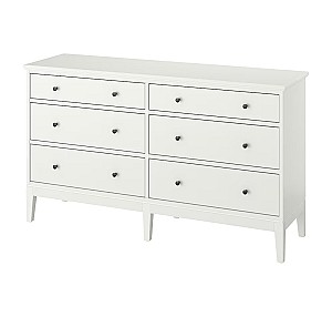 Комод IKEA Idanas 6 ящика 162x95 Белый