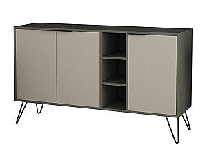 Tumba pentru televizor DECO Clara Anthracite/Light Mocha