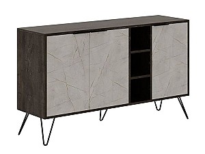 Tumba pentru televizor DECO Clara Dark Brown/Lagina