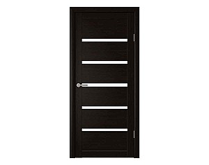 Межкомнатная дверь Albero Vena Matte Glass Black Oak 600 мм