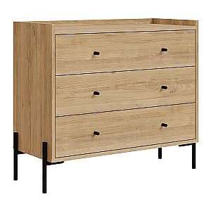 Comoda DECO Malta 3S Saphire Oak(Stejar Deschis)