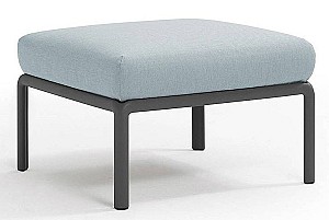 Банкетка Nardi KOMODO POUF Sunbrella 40369.02.138 Антрацит (Серый)/Ледяной (Синий)