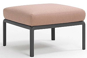 Bancheta Nardi KOMODO POUF Antracit (Gri)/Trandafir Quartz (Roz)