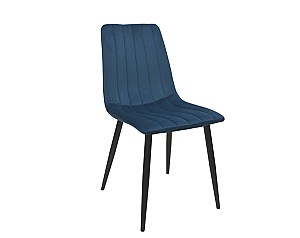 Стул люкс DP DC-90P~N63 Dark Blue-Black