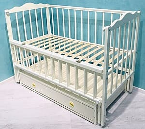 Кроватка детская Kuzea Anghelina Ivory (sertar)