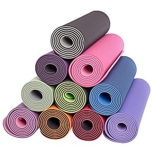 Covoras pentru fitness Shuahghai Sport TPE + TC 6mm 840386