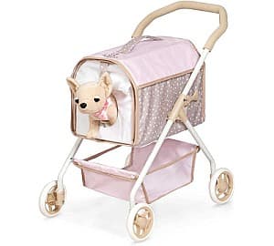 Коляска для кукол DeCuevas Toys 86143 для домашних животных 2 в 1 "Didi" со щенком
