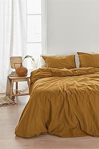 Set lenjerie de pat Beddinghouse Care Organic Basic Ochre