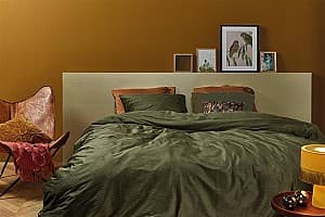 Set lenjerie de pat At Home Cosy Corduroy Green